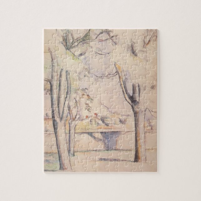 Puzzle Voir à travers les arbres par Paul Cezanne, Art Vi (Vertical)