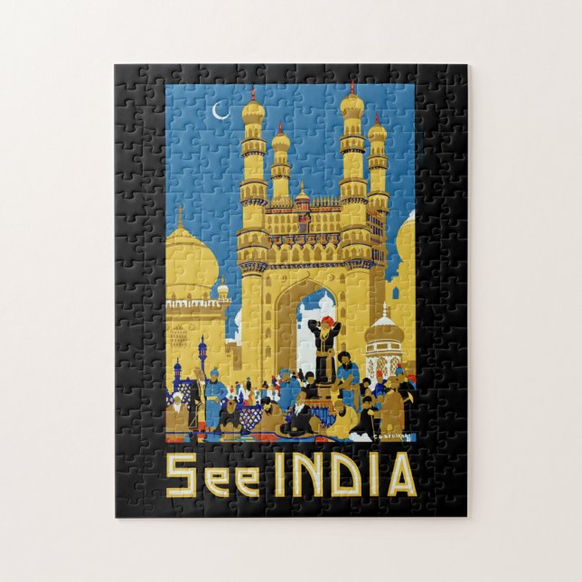 Puzzle Voir l'Inde (Vertical)
