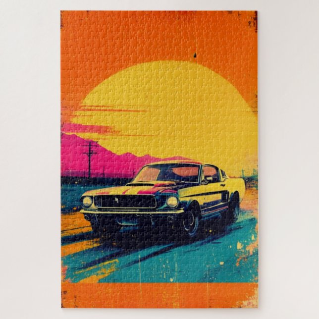 Puzzle Voiture classique, édition limitée, 781 pièces (2) (Vertical)