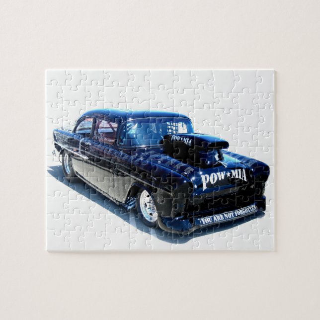 Puzzle Voiture faite sur commande noire de classique de (Horizontal)