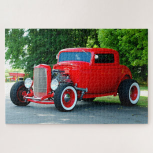 Puzzle Voiture Red Hot Rod dynamique