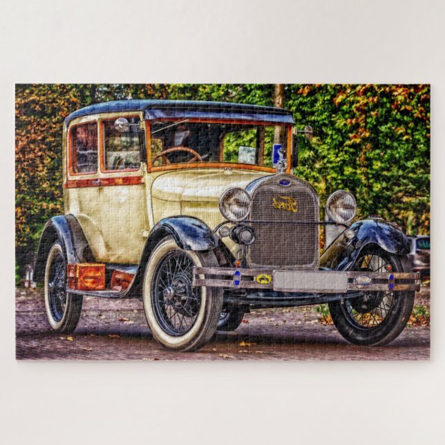 Puzzle Voiture Vintage (Horizontal)