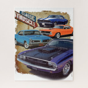 Puzzle Voitures classiques de muscle