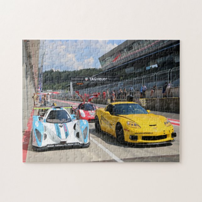 Puzzle voitures de course aux couleurs extraordinaires (Horizontal)