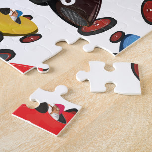 Puzzle Voitures de course vintage