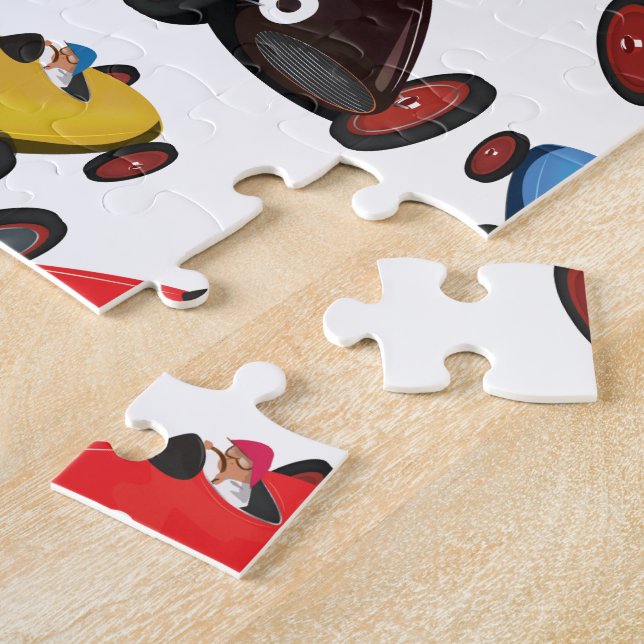 Puzzle Voitures de course vintages (Côté)