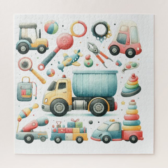 Puzzle Voitures jouets (Vertical)