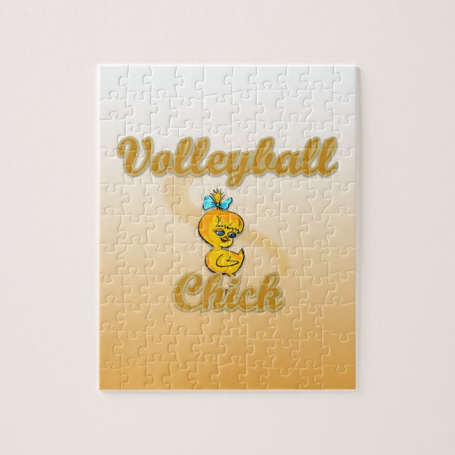 Puzzle Volleyball Chick (Vertical)