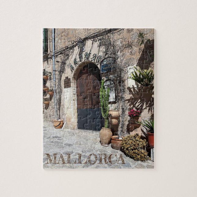 puzzle von Valldemossa in Mallorca - Majorca (Vertikal)