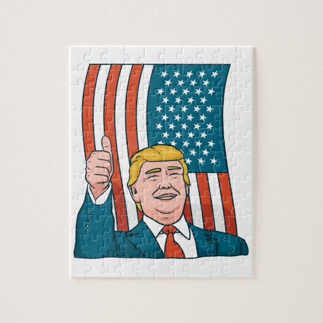 Puzzle vote pour Trump 2024 (Vertical)