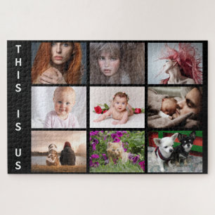 Puzzle Votre famille et vos animaux de compagnie collent