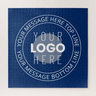Puzzle Votre logo et votre texte circulaire personnalisab