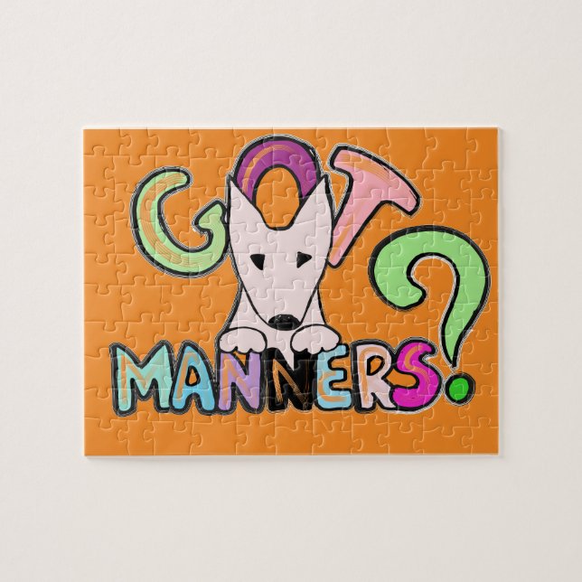 Puzzle VOUS AVEZ DES MOYENS ? English Bull Terrier (Horizontal)
