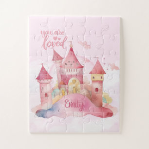 Puzzle Vous êtes Loved Palace Pink Cloud personnalisable