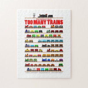 Puzzle Vous juste ne pouvez pas avoir trop de trains !