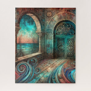 Puzzle Voûte Mystique avec Portes Ornementales et Vue sur