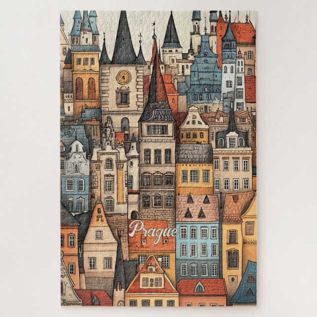 Puzzle Voyage à Prague Czechia (Vertical)