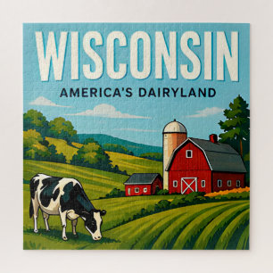 Puzzle Voyage dans le Wisconsin Grands Lacs Milwaukee Mad