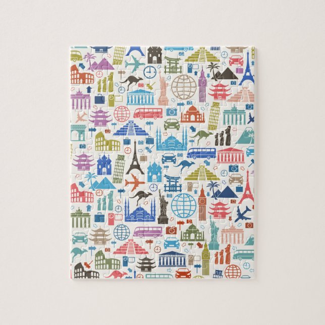 Puzzle voyage mondial (Vertical)