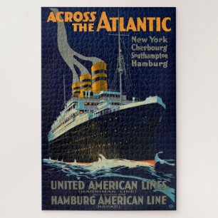 Puzzle VOYAGE vintage OCEAN LINER