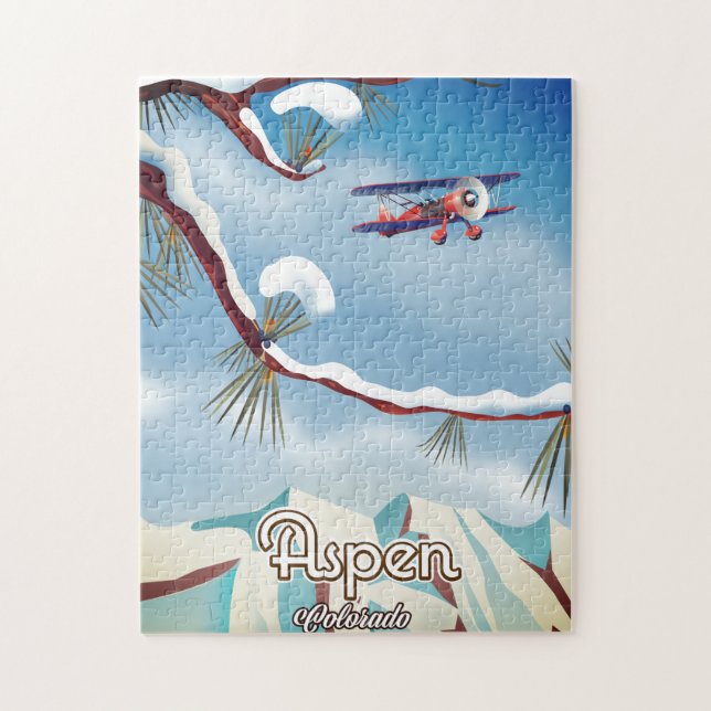 Puzzle Voyagez dans le monde affiche de voyage de style v (Vertical)