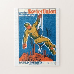 Puzzle Voyez l'affiche de Vintage voyage d'Union