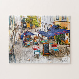 Puzzle Vrai Portugal - rue Lisbonne