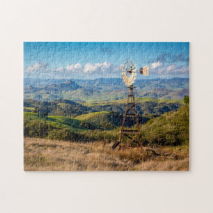 Puzzle Vue à partir du dessus des montagnes