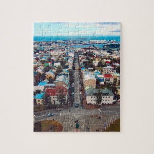 Puzzle Vue aérienne de Reykjavik
