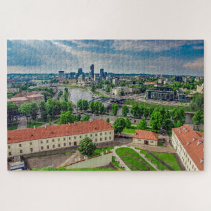Puzzle Vue aérienne de Vilnius, Lituanie