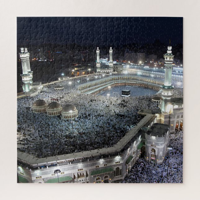 Puzzle Vue aérienne des pèlerins du pèlerinage à la Kaaba (Vertical)