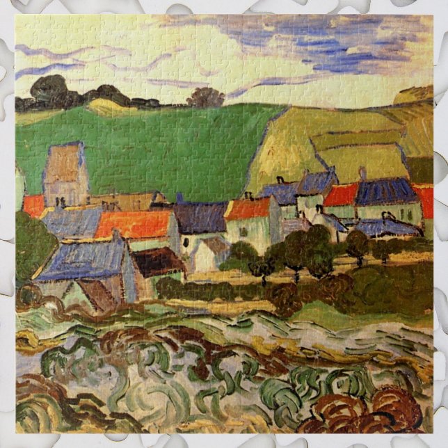 Puzzle Vue d'Auvers par Vincent van Gogh (Créateur téléchargé)