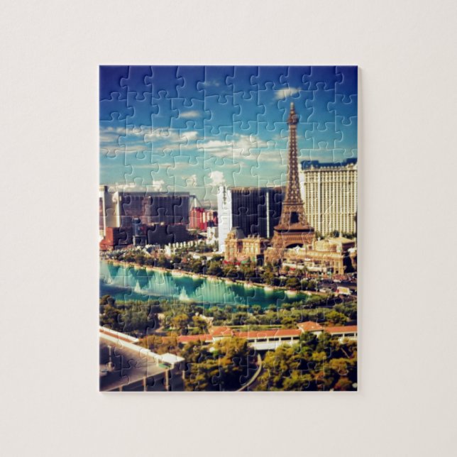 Puzzle Vue de bande de Las Vegas (Vertical)