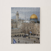 Vue de la place du Mur occidental, fin d'après-mid