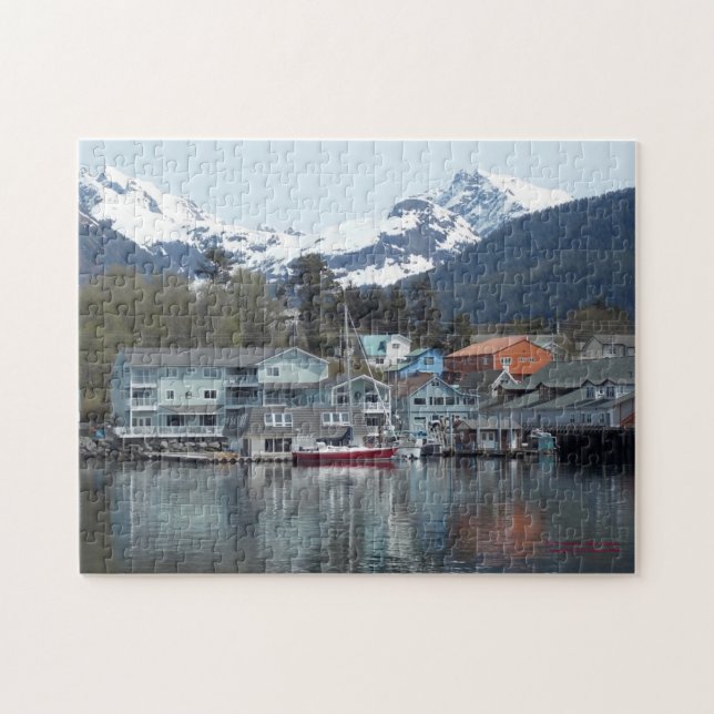Puzzle Vue de lac dans Sitka (Horizontal)