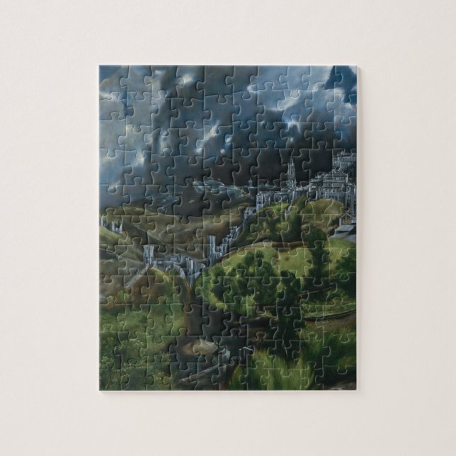 Puzzle Vue de Toledo par El Greco (Vertical)