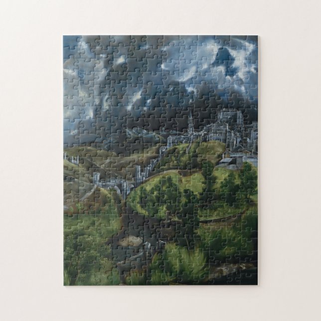 Puzzle Vue de Toledo par El Greco (Vertical)