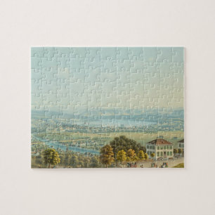 Puzzle Vue de Zurich, c.1840 (la semaine)