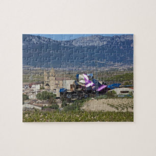 Puzzle Vue dégagée sur la ville et Hôtel Marques de Ri