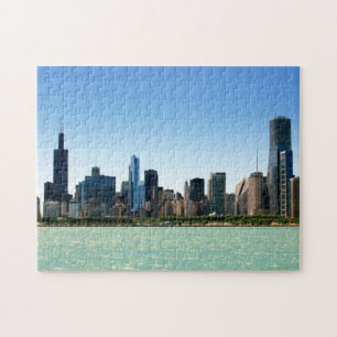 Puzzle Vue d'horizon de Chicago par le lac Michigan