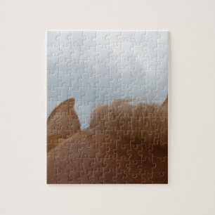 Puzzle Vue d'un cheval, oreilles et cou du cheval