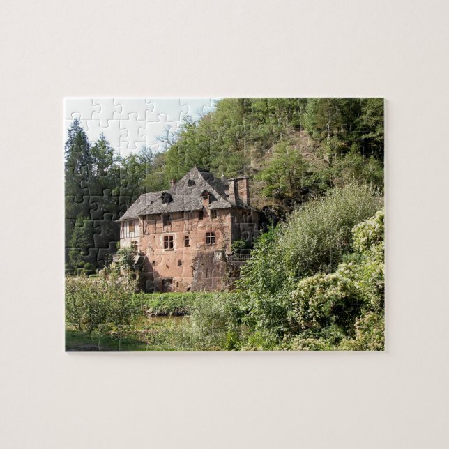 Puzzle Vue d'un manoir (photo) (Horizontal)
