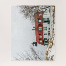 Vue hivernale de Point Betsie - 520 pièces