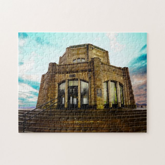 Puzzle Vue Maison Portland Oregon. (Horizontal)