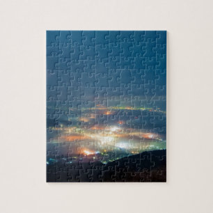 Puzzle Vue nocturne Aso Mer nocturne de nuages Japon Kuma