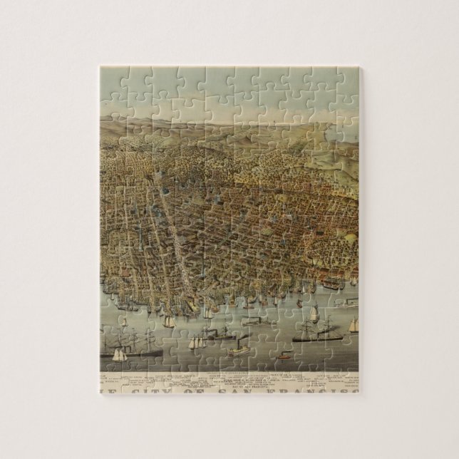 Puzzle Vue panoramique de San Francisco Birds (Vertical)