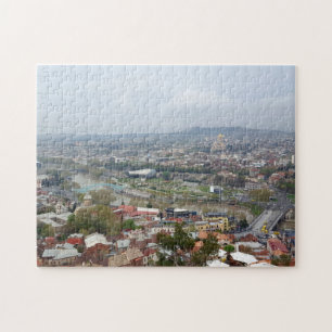 Puzzle Vue panoramique de Tbilissi, la capitale de la Gé