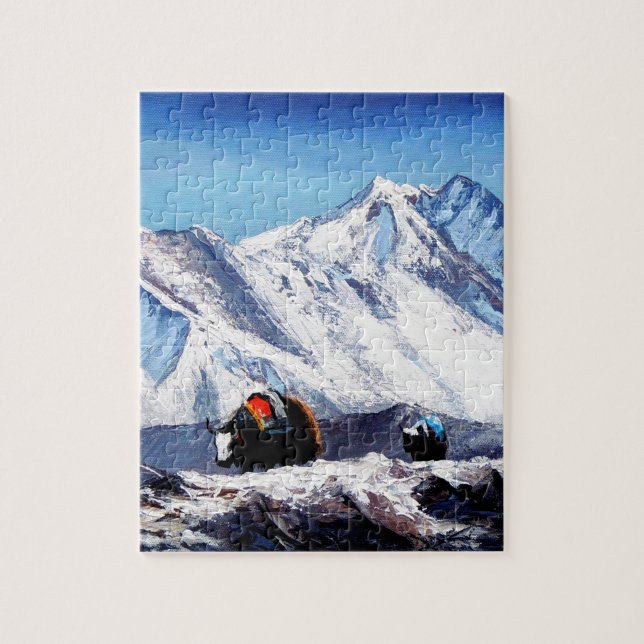 Puzzle Vue Panoramique Du Camp De L'Everest Mountain Base (Vertical)