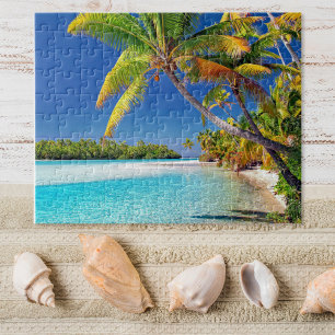 Puzzle Vue pittoresque sur Cook Island Beach Tropical