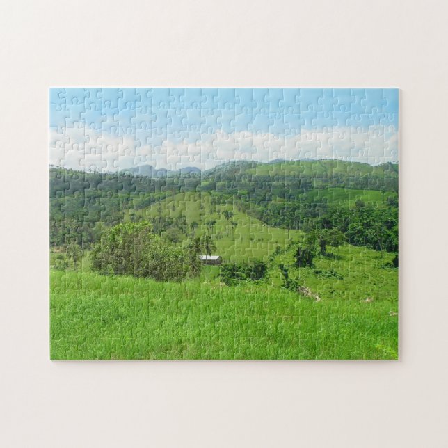 Puzzle Vue rurale, République Dominicaine (Horizontal)
